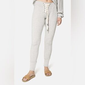 NSF MADDOX FOOTBALLER SWEATS - AGED HEATHER GREY Size L Made in USA 100% Cotton